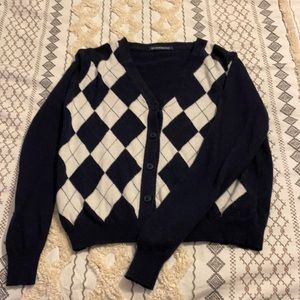 Brandy Melville argyle sweater